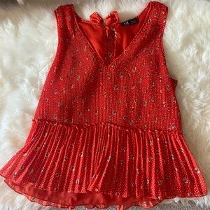 Flowy Peplum Zara top